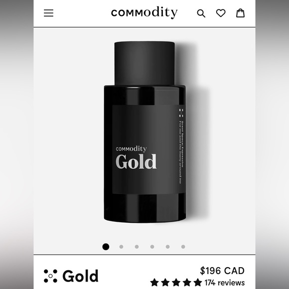 *SOLD* BNWOT Commodity Gold Original 100ML - Picture 4 of 4